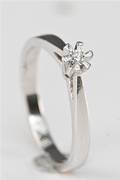 Solitairering 0,05 ct. 
