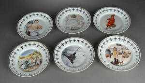 Bing  Grøndahl platter med motiver af Carl Larsson. 12 