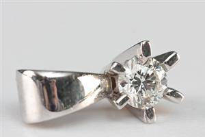 Solitaire vedhæng 0,17 ct. 