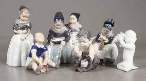 Kgl. figurer, porcelæn, Faun m.m. 6