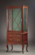 Vitrineskab af mahogni