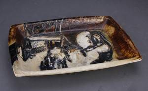 Jeppe Hagedorn-Olsen. Rektangulær fad Jeppe Hagedorn-Olsen. 