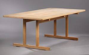 Børge Mogensen. Shakerbord, massivt egetræ 