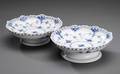 Kgl. Porcelæn. Musselmalet helblonde, to skåle 2