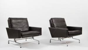 Poul Kjærholm. Par lænestole, model PK 311 2