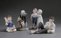 Samling figurer af porcelæn. Kgl.P. og BG. 4