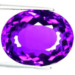 Uindfattet ametyst - ca. 18.70 ct