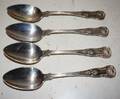 4 Matskedar i silver 307gr M133
