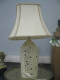 Bordslampa, porslin