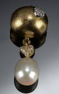 Oval kuglelås med nøglevedhæng og diamant, Ole Lynggaard 2