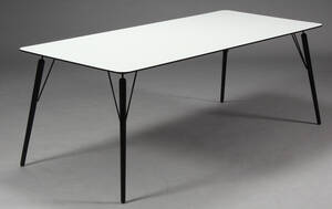 Henrik Pedersen. Spisebord Model Air, 205x100, hvid