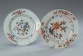2 kinesiske Imari tallerkner - 1800 tallet 