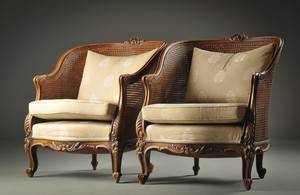 Par bergerer af nøddebejset træ 2