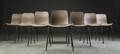 Rune Krøjgaard og Knut Bendik Humlevik. Otte stole model Langue Stack Dining Chair, stål og formstøbt plast 8 