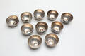 SUPKOPPAR 10 st, sterlingsilver, 1900-tal.