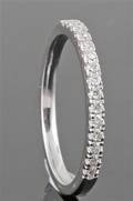 Diamond ring in 18kt approx. 0.32ct