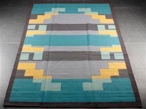 Moderne Kelim tæppe. Mål ca. 200x300 cm.