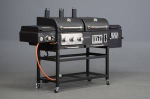 Mayfame. Multigrill til gas, kul samt rygeovn