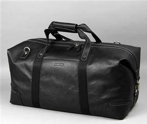 Apples. Weekendtaske i sort læder. 