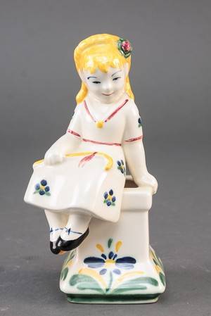 Aluminia Børnehjælpsdagsfigur Hyrdinden