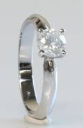 Solitairering, ca. 0.72 ct.