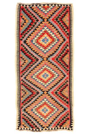 Nordvest persisk Kelim, 290x130 cm.