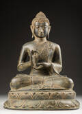 Buddha af bronze. 1900-tallet. 