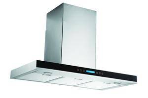 Emhætte væghængt i stål med fjernbetjening