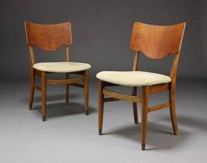 Dansk møbelproducent. Par spisestole 2