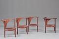 Dansk møbelproducent. Fire stole af teak 4 