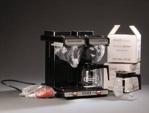 Techniworm. Moccafour, kaffemaskine med dobbeltbryg, model MF 016  