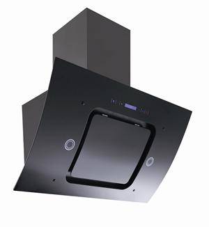 Emhætte væghængt i stål med fjernbetjening