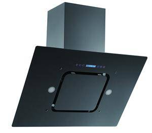 Emhætte væghængt i stål med fjernbetjening