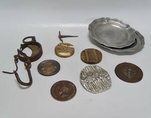 Parti diverse, 9 delar, medaljer m.m.