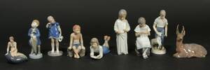 Royal Copenhagen  Kgl. P., Bing  Grøndahl. Samling figurer 9