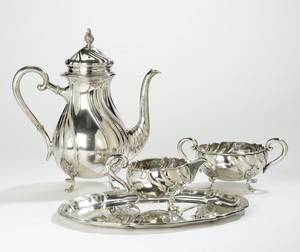 Cohr. Kaffeservice af sølv 4