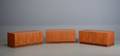 Reolsystem af teak, 1960erne. Tre underskabe. 3