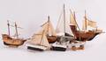Modellsegelbåtar 7st, 1900-tal