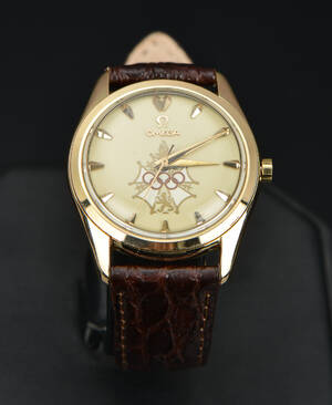 Custom made herreur med Omega skive.