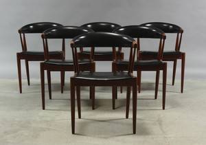 Dansk møbelproducent. Spisestole, teaktræ 6