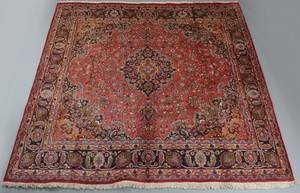 Persisk Mashad tæppe 270x286 cm.