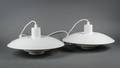 Poul Henningsen. Par PH43 pendler, hvidlakerede 2