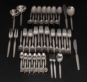 Harlekin bestik, sølvplet 52