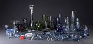 Større samling Holmegaard glas m.fl. 59