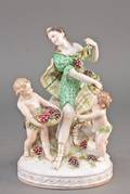 Porcelænsfigur Vinhøst 
