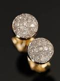 Diamant ørestikkere. 9 kt guld, 0.38 ct