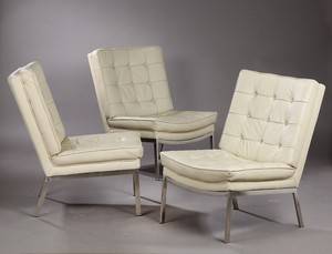 Moderne design. Tre lænestole. 3