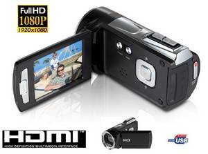 FULL HD 1920x1080 Videokamera m 12 x digital zoom
