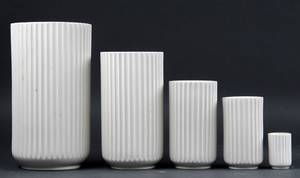 Lyngby Porcelæn. Fem vaser 5