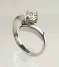 Solitaire ring ca. 0,47 ct.